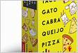 Taco Gato Cabra Queijo Pizza PaperGames Amazon.com.b